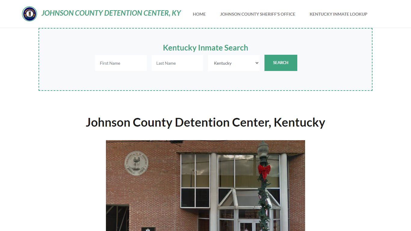 Johnson County Detention Center, KY Inmate Roster, Offender Search