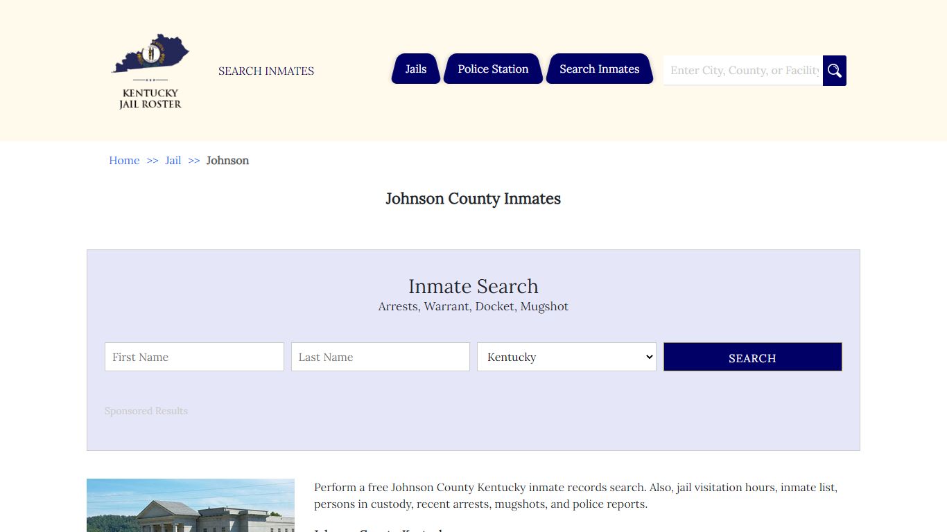 Johnson County Inmates - Jail Roster Search